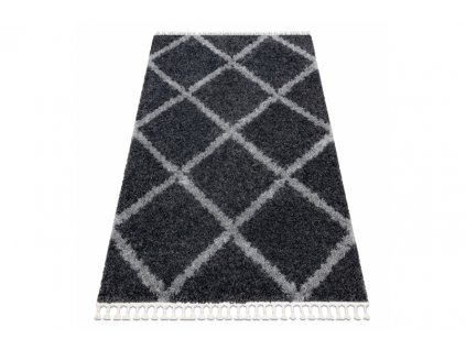 Kusový koberec Shaggy UNION 3482 šedý