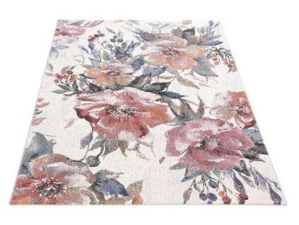 Moderní kusový koberec Ragolle Argentum 63720 6626 Květy krémový vícebarevný5