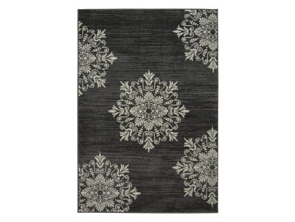 Kusový koberec Aladin 513667/56922 Ornament Tmavě šedý