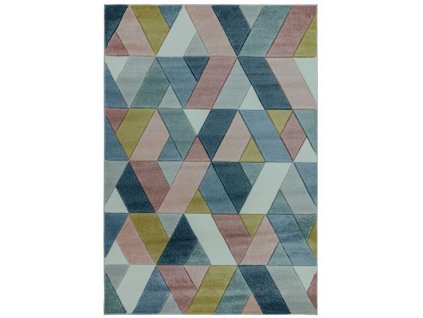 Moderní kusový koberec Sketch SK02 Geometrický vzor vícebarevný