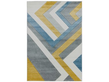 Moderní kusový koberec Sketch SK09 Geometrický vzor vícebarevný