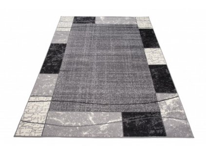 Kusový koberec CHEAP K872A tmavě šedý