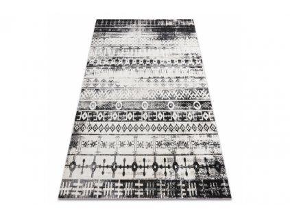 Moderní kusový koberec MUNDO E0592 outdoor béžový černý