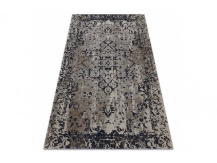 Moderní kusový koberec MUNDO E0681 outdoor vintage béžový černý