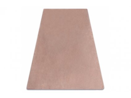 Kusový koberec jednobarevný Shaggy POSH protiskluzový pratelný růžový