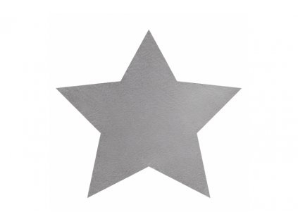 Moderní kusový koberec SHAPE 3148 Hvězda protiskluzový vhodný k praní shaggy šedý