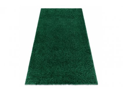 Kusový koberec jednobarevný SOFFI shaggy 5cm zelený