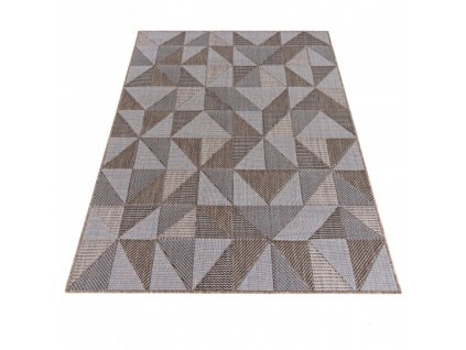 Kusový koberec sisalový TOLEDO 71111/50522 Trojúhelníky béžový