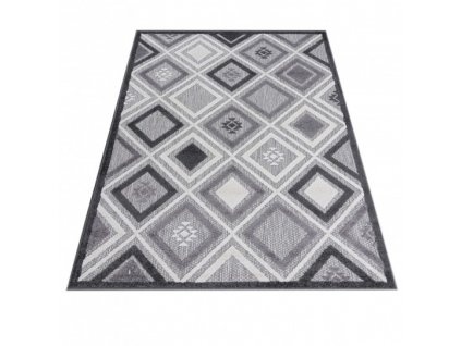 Moderní kusový koberec AVENTURA ED38C šedý