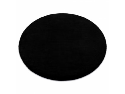 Kulatý koberec BUNNY černý