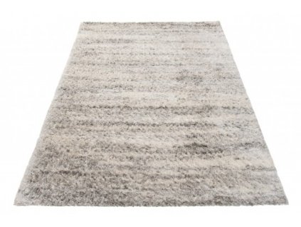 Kusový koberec Shaggy VERSAY Q732A Světle šedý
