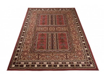 Klasický kusový koberec EUFRAT J930A hnědý