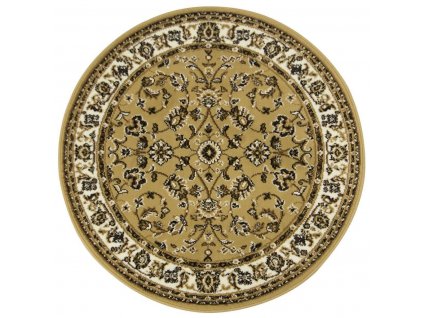Kulatý koberec klasický ALADIN 510101/50922 béžový