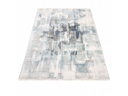 Moderní kusový koberec RIVOLI MD25A Abstraktní modrý