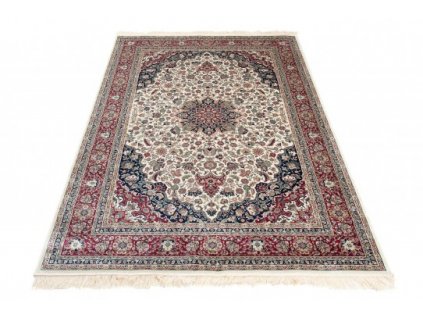Klasický kusový koberec Isphahan 77801/1 Ivory červený