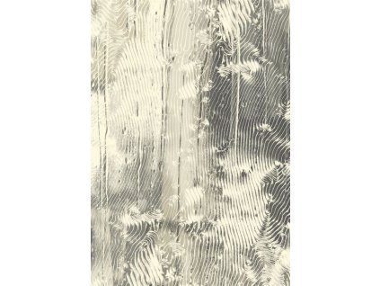 Agnella abstraktní vlněný koberec Isfahan Ornan Perla krémový šedý