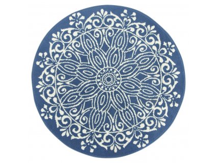 Kulatý koberec LUNA 503788/94955 modrý