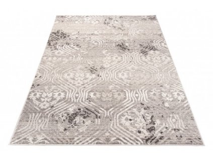 Moderní kusový koberec FIESTA 36136/36922 šedý černý
