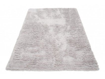 Moderní kusový koberec SILK světle šedý