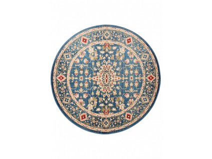 Kulatý koberec RIVOLI EE65B modrý