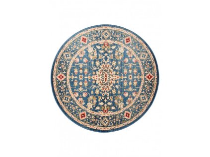 Kulatý koberec RIVOLI EE65B modrý