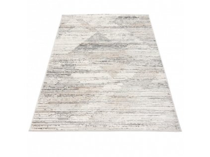 Moderní kusový koberec PORTLAND G501A bílý béžový šedý