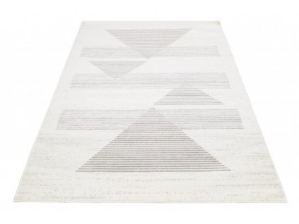 Moderní kusový koberec GRACE 4064A Geometrický krémový