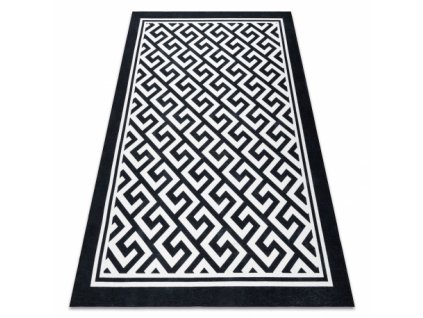 Kusový koberec ANTIKA 122 Vhodný k praní řecký vzor geometrický béžový šedý