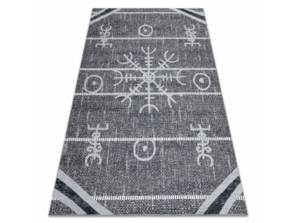 Kusový koberec ANTIKA 118 Vhodný k praní moderní šedý