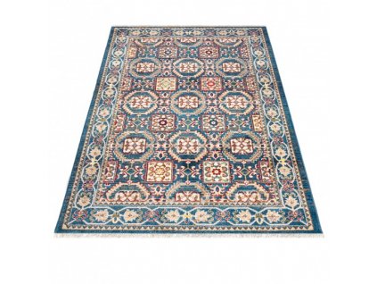Kusový koberec RIVOLI EE62B Klasický modrý