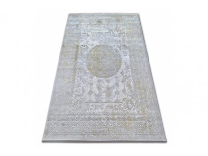Kusový koberec VALENCIA 2328 šedý / hořčicový