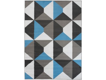 Kusový koberec moderní MAYA Z902B šedý modrý