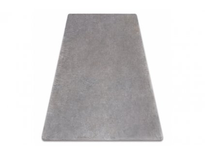 Kusový koberec jednobarevný Shaggy POSH protiskluzový pratelný šedý