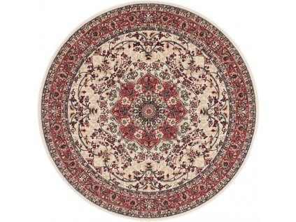 Kulatý koberec vlněný Dywilan Polonia Kordoba Piaskowy 3 béžový