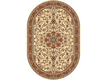 Oválný koberec vlněný Dywilan Polonia Kordoba Piasek 3 béžový