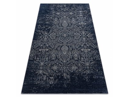 Kusový koberec vlněný JADE 45008/500 OSTA Ornament modrý béžový