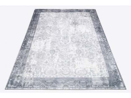 Kusový koberec pratelný VICTORIA 2363 Klasický pogumovaný krémový