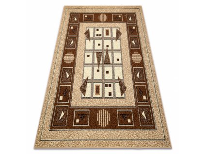 Kusový koberec BCF Morad DZETA Klasický geometrický béžový