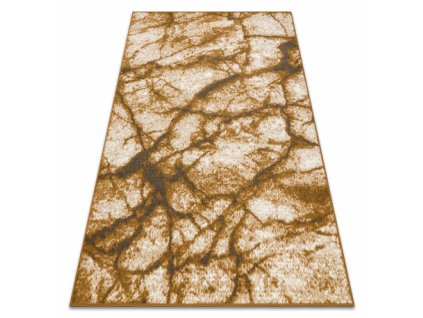 Kusový koberec BCF Morad MRAMOR Abstraktní béžový staré zlato