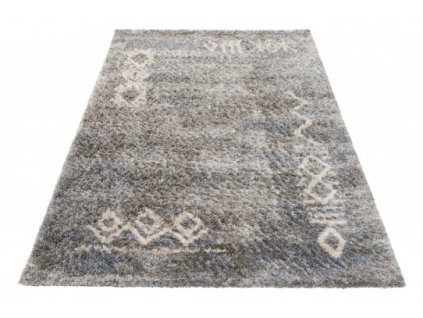 Kusový koberec Shaggy VERSAY Q264A Tmavě šedý