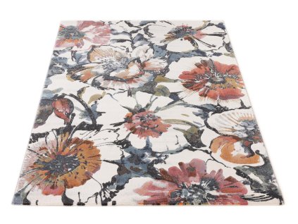 Moderní kusový koberec Ragolle Argentum 63789 6626 Květy krémový vícebarevný5