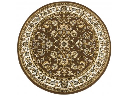 Kulatý koberec klasický ALADIN 510101/50911 hnědý