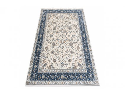 Vlněný kusový koberec NAIN 7179 51913 Klasický béžový modrý