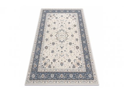 Vlněný kusový koberec NAIN 7179 51943 Klasický béžový modrý
