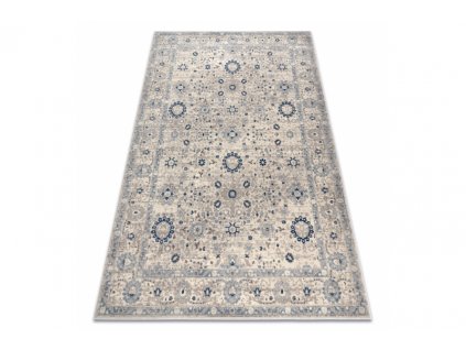 Vlněný kusový koberec NAIN 7586 51935 Klasický béžový modrý