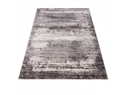 Kusový koberec PETRA  3053 1 244 Abstraktní Moderní šedý béžový hnědý