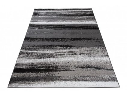 Kusový koberec moderní MAYA Pruhy Q542A šedý