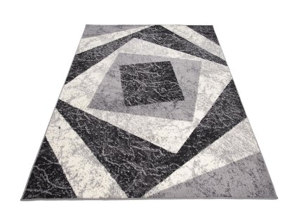 Moderní kusový koberec CHEAP K855A šedý