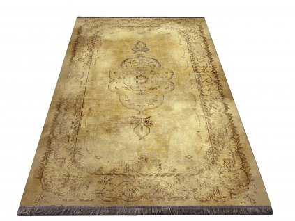 Moderní kusový koberec protiskluzový Horeca-New 150 Klasický zlatý
