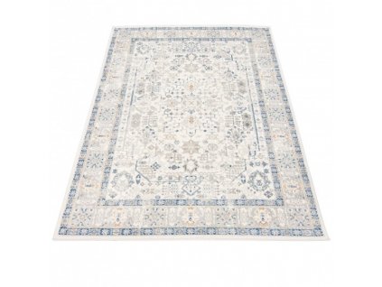 Moderní kusový koberec IDAHO G549B bílý modrý
